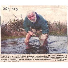 Wading in for clean water