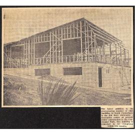 New clubrooms for Old Boys under construction