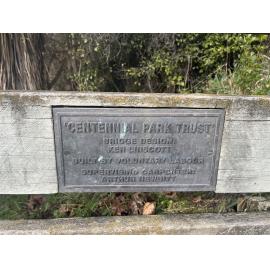 Centennial Park Trust bridge