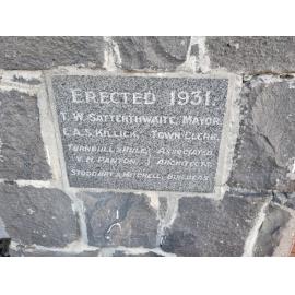 Caroline Bay Tearooms plaque