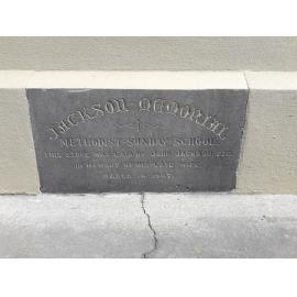 Jackson Memorial Stone