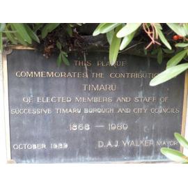 Strathallan Corner plaque