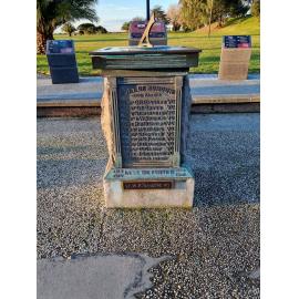 Caroline Bay Victoria Cross sundial