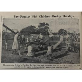 Bay Popular With Children During Holiday