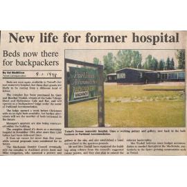 New life for former hospital, Beds now there for backpackers