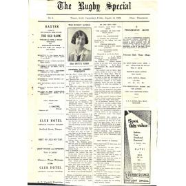 The Rugby Special vol.1 no.5 August 16 1929