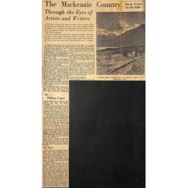 The Mackenzie Country: Through the Eyes of Artists and Writers