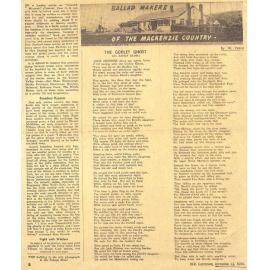 Ballad Makers of the Mackenzie Country