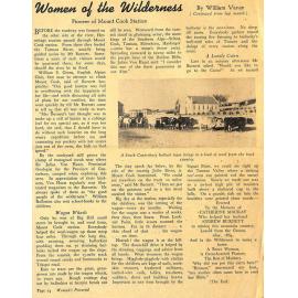 Women of the Wilderness: Pioneer of Mt Cook Station