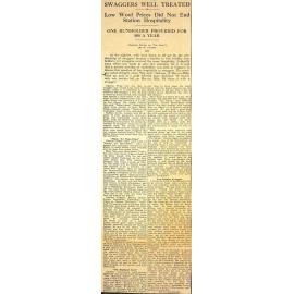 Mackenzie Country XII: Swaggers Well Treated, Low Wool Prices Did Not End Station Hospitality, One Runholder Provided For 800 a Year