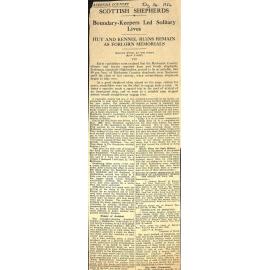 Mackenzie Country VIII: Scottish Shepherds, Boundary-Keepers Led Solitary Lives, Hut and Kennel Ruins Remain As Forlorn Memorials
