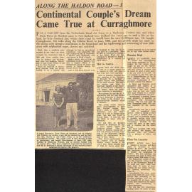 Along the Haldon Road 3: Continental Couple's Dream Came True at Curraghmore