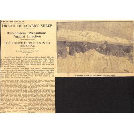 Mackenzie Country VI: Dread of Scabby Sheep, Run-holders' Precautions Against Infection, Long Drive From Nelson To Ben Ohau