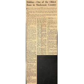 Haldon - One of the Oldest Runs in Mackenzie Country