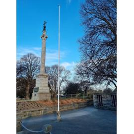 Timaru War Memorial flag pole