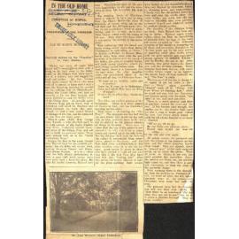 In the Old Home, Christmas at Otipua, Traditions of the Pioneers, Days of Happy Memories