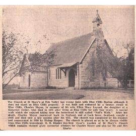 The church of St Mary's at Esk Valley