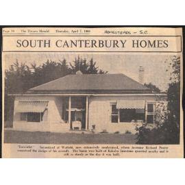 South Canterbury Homes: First NZ Aviator's Waitohi Home Now Houses a Fourth Generation