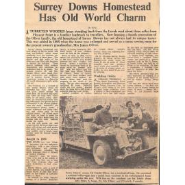 Surrey Downs Homestead Has Old World Charm