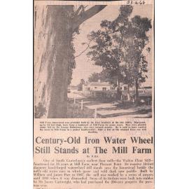 Century-old Iron Water Wheel Still Stands at The Mill Farm