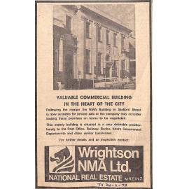 Wrightson Real Estate advertisment