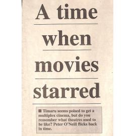 A time when movies starred