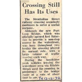 Crossing Still Has its Uses