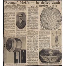  'Rosmar' Moffat - he defied death on a motor cycle