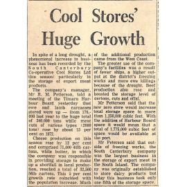 Cool Stores' Huge Growth