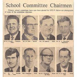 School Committee Chairmen