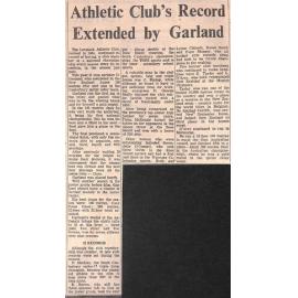 Athletic Club's Record Extended by Garland