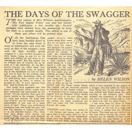 The Days of the Swagger