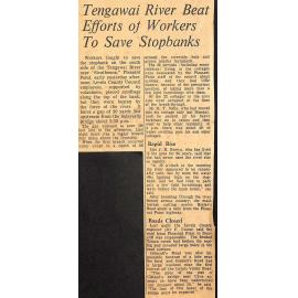 Tengawai River Beat Efforts of Workers To Save Stopbanks