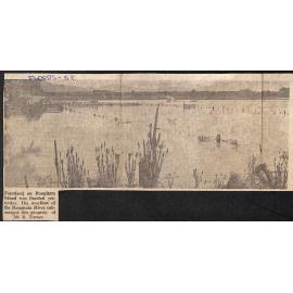 Farmland on Rangitata Island flooded