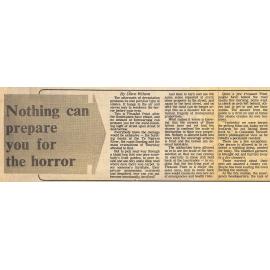 Nothing can prepare you for the horror