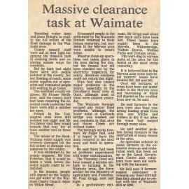 Massive clearance task at Waimate