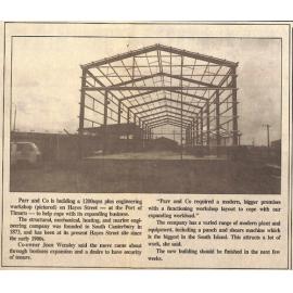 Parr and Co building at Port of Timaru