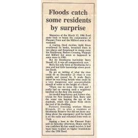 Floods catch some residents by surprise