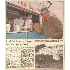 Old caravan returns in emergency role