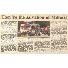 They're the salvation of Milford