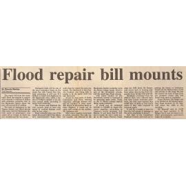 Flood repair bill mounts