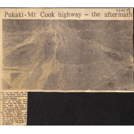 Pukaki-Mt Cook highway - the aftermath