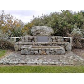 TD Burnett Downlands Memorial at Cave