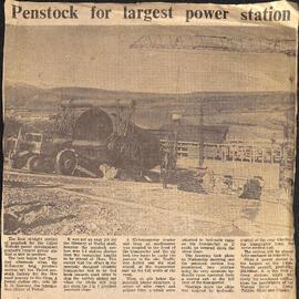 Penstock for largest power station