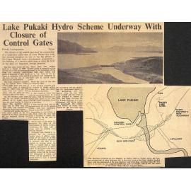 Lake Pukaki Hydro Scheme Underway With Closure of Control Gates