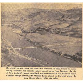 Aviemore before the dam, 1962