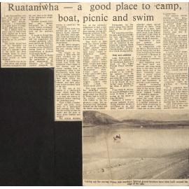 Ruataniwha- a good place to camp, boat, picnic and swim