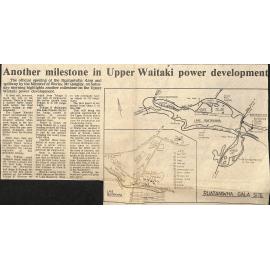 Another milestone in Upper Waitaki power development