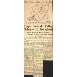 Five Power Stations To Be Built, Upper Waitaki Valley Scheme To Go Ahead