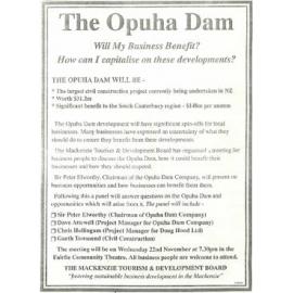 The Opuha Dam
